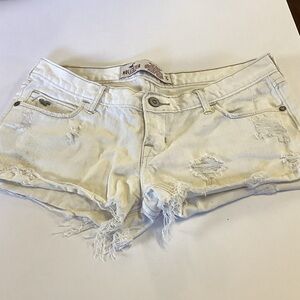 Hollister White Mini Shorts